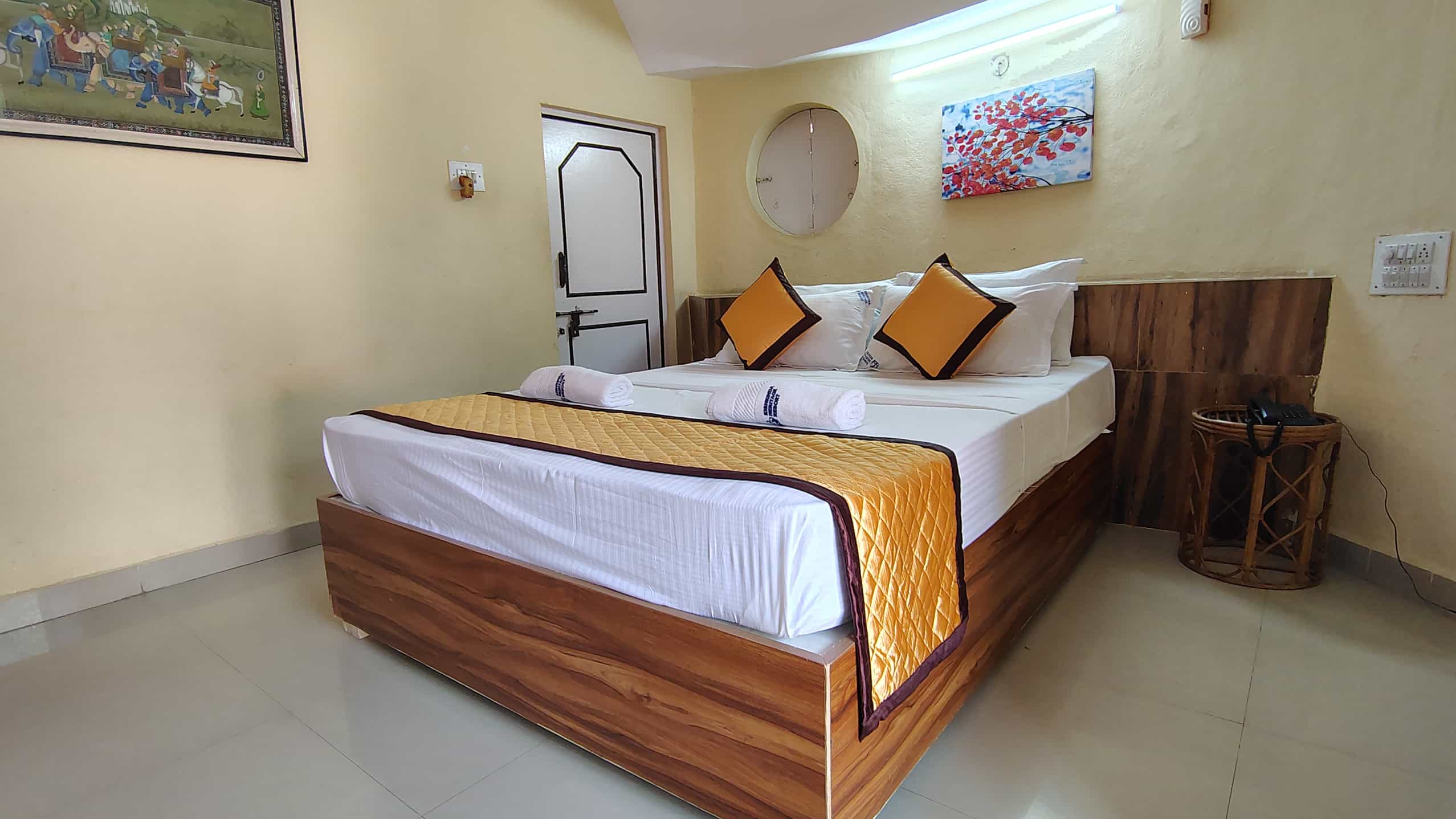 Lobby of KISHKINDA HERITAGE RESORT Hotel Hampi - Budget Hotels in Hampi